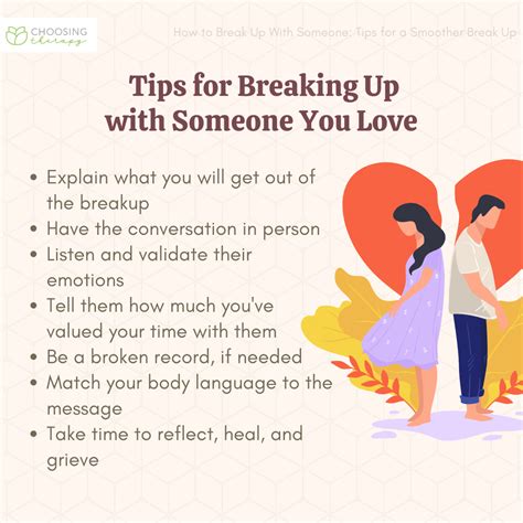 break up with someone not dating